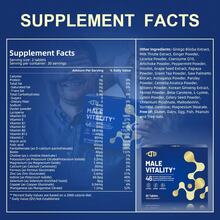 VIVONU Male Vitality Complex Nutritional Tablets Can Quickly Promote Blood Flow, Make It Thicker, And Have Resistance To Maca, Surface Treatments, And Other Natural Ingredients - 2 hộp - Xem 10