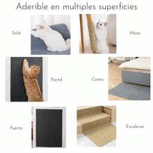 UNA MASCOTA Multipurpose Self-Adhesive Cuttable Cat Scratching Mat - one-size - View 3
