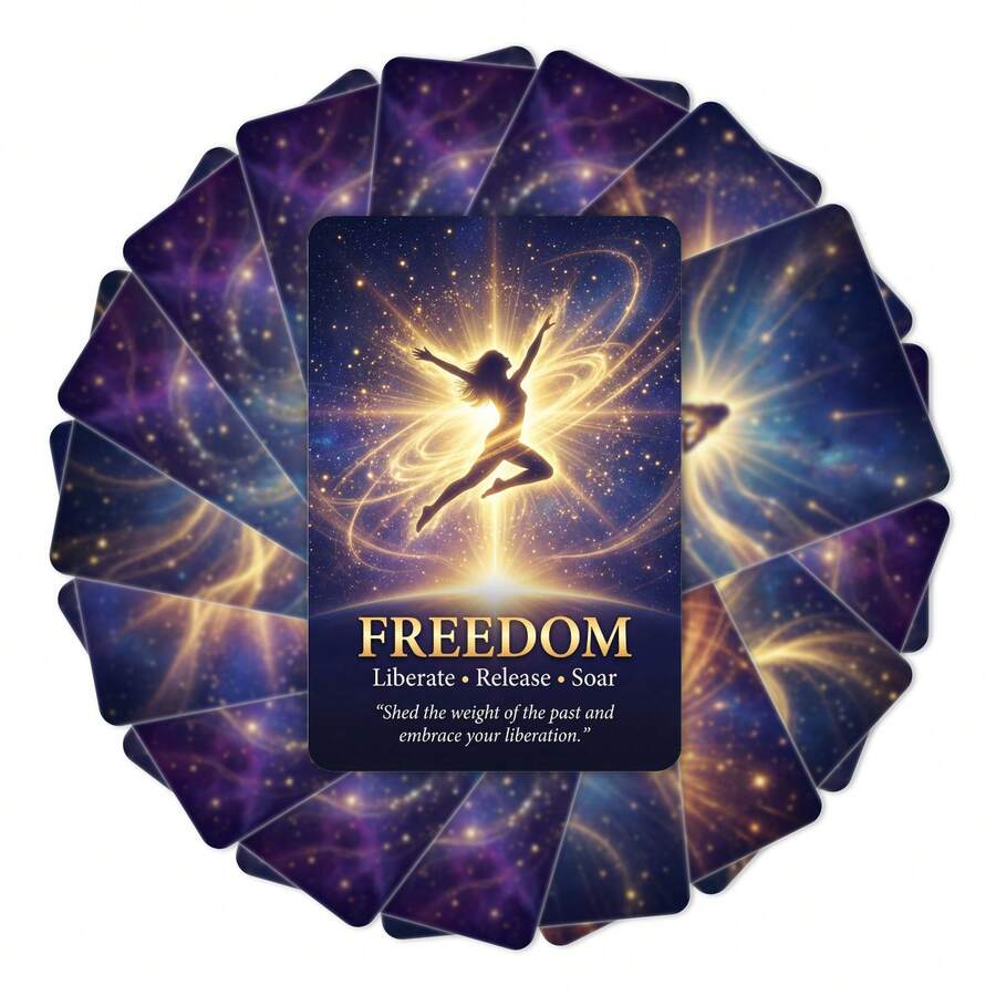 18张/包 全新神秘星空冥想励志互动卡片，充满正能量 - 18張/包神秘星空 - 查看 1
