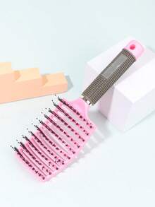 Lược chải tóc lông heo rừng, lược massage da đầu, lược tạo kiểu tóc unisex, thích hợp sử dụng tại salon và nhà. - Nhiều màu - Xem 8