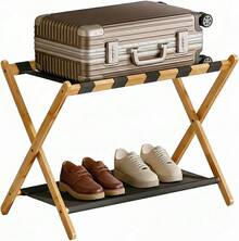 Luggage Racks - Set Of 2, Nature - View 10