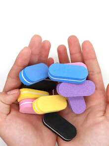 JEARLYU Bộ 10/20/50/100 miếng dũa móng tay mini hai mặt, độ nhám thô và mịn, dụng cụ chăm sóc móng tay, dụng cụ tẩy móng tay cầm tay dùng tại nhà. - Nhiều màu - Xem 4