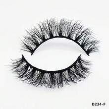 MKHLINA 1 Pair 15mm 5D Handmade False Eyelashes, Natural Daily Wear Faux Mink Lashes, Reusable, Suitable For Spring Summer Makeup - Black - View 14