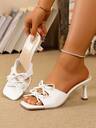 Sandalias de tiras traseras