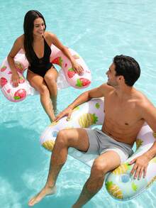Ghế phao hình chữ U họa tiết lá phong, giường phao giải trí dưới nước đơn giản, giường phao bơm hơi PVC hình lá phong, ghế phao bơm hơi dưới nước có 2 giá đỡ cốc, giường phao hình chữ U gấp gọn hình lá phong, ghế thư giãn dưới nước, tiệc bể bơi, giải trí bãi biển. - Nhiều kiểu dáng - Xem 3