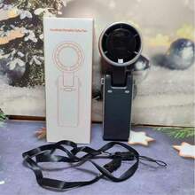 3600mAh Handheld Fan, USB Mini Portable Rechargeable Turbo Small Electric Fan, Desktop Small Cordless Fan, 5 Wind Speeds, Battery Powered, 3-In-1 Function, Air Turbine Cooling Technology, Suitable For Outdoor Activities, Travel And Work - Handheld - View 7
