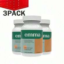 [Mother's Day Gift For Mom]Emma Gut Health Doctors Endorsed Supplement - 60 Capsules - PACK OF 3 - 3 - 查看 8