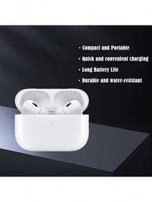 Auriculares inalámbricos AirPods Pro (2.ª generación) con estuche de carga MagSafe: resistentes al agua y al polvo, compatibles con iPhones y tabletas de Apple, ideales para llamadas y deportes. - Ver 5