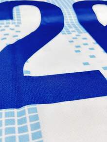 Customized Classic Men's Football Uniform Set, Customize Your Own Football Jersey! Football Training Suit With Personalized Team Graphics - Blue - View 9