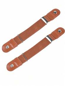 2条装弹力隐形牛仔腰带，男女通用，适合秋冬季节和万圣节穿着 - A - 查看 8