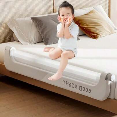 Barandilla de cama para niños pequeños, ajustable, plegable y portátil. Barandilla de cama para niños pequeños, ideal para camas individuales, queen, king y matrimoniales