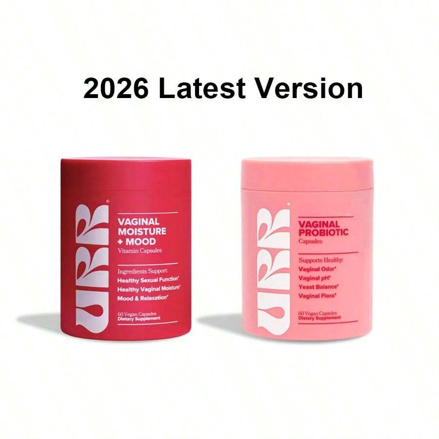 Miriyalyad Wet & Wild Bundle - URR Women's Probiotic Capsules And URR Moisture & Mood Capsules With Ashwagandha And Gingko Biloba[Free Shipping ](2026 Latest Version) - 1 bộ - Xem 1