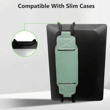 Dây đeo tay an toàn đa năng, trọng lượng nhẹ, phù hợp với máy tính bảng Kindle/Voyager/E-Book 6-8 inch, tay cầm đàn hồi cao, dây đeo cổ tay đa năng cho máy đọc sách điện tử, giá đỡ tay chống rơi, chống trượt, rảnh tay. - Xem 2