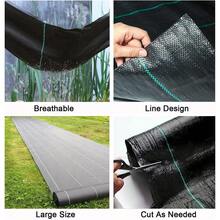 2*25M Heavy Duty  Control Membrane Garden Barrier Fabric Landscaping Cover - A - View 5