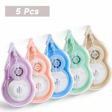 Băng xóa màu kẹo (dung lượng lớn), băng xóa trắng có thể thu gọn dùng trong kỳ thi, băng xóa trơn tru, băng xóa lỏng đáng tin cậy dùng cho văn phòng phẩm trường học - Bộ - Xem 11