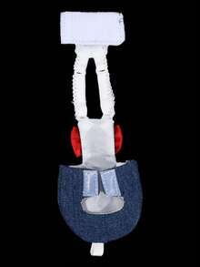 1 pieza Pañal para vuelo de pájaro, Pañal para vuelo de loro, Adecuado para traje de vuelo de loro Cockatiel, Ropa para loro - Multicolor - Ver 15