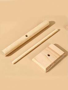 1件/2件/3件装便携式硬木手镯T型杆首饰展示架，手镯手表项链家居收纳展示架 - 款式 - 查看 11