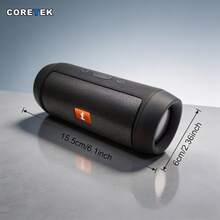 Portable Bluetooth Speaker, Outdoor Stereo Surround Loudspeaker, Wireless Sound Box With FM Radio, TF Card Support, 1200mAh Battery, 10m Wireless Range, Mini Desktop Speaker For Travel & Home Use - 查看 3