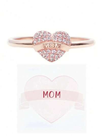 1 Stück Teenager Cubic Zirkonia Ringe für Mädchen als Geburtstagsgeschenk, Muttertagsgeschenk, Jubiläumsparty Schmuck