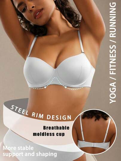 Women's Ultra-Light Mesh Unpadded Wireless Bra, Comfortable Stretchy Breathable For Daily Wear