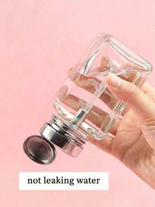 180ML Glass Pump Bottle, Refillable Liquid Solvent, Anti-Static Nail Polish Remover, Gel Cleanser, Flip Cap Design, Anti-Corrosion, Anti-Static - 清除 - 查看 4