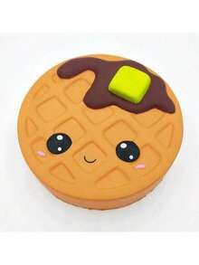 1个慢回弹巧克力曲奇和芝士面包系列PU材质减压玩具，慢回弹，散发奶油香味，缓解压力，适合作为礼物 - 彩色 - 查看 18