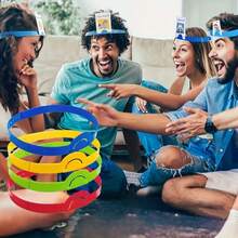 4pcs/8pcs " Who" Adjustable Headbands, With Card Slot Design, Suitable For Family Gatherings, Role-Playing Games And Celebration Events, Plastic Material, Christmas, Halloween, New Year Party Gifts - View 7