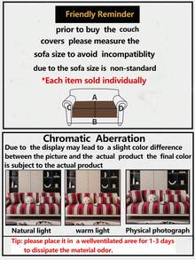 1 pieza Funda de cojín de sofá de chenilla cómoda, protector de asiento de sofá moderno minimalista antideslizante para todas las estaciones, funda de sofá a prueba de polvo y lavable, suave y resistente al desteñido, apta para mascotas, adecuada para dormitorio, oficina, sala de estar, sofá en forma de L y sofá de 1/2/3/4 plazas - Rojo - Ver 12