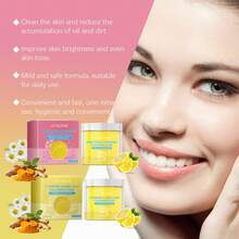 55片水杨酸姜黄化妆棉，温和洁面棉片，柔软吸水洁肤工具 - 彩色 - 查看 3