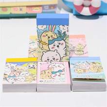 chiikawa 1 Bộ/50 cuốn sách dán hình hoạt hình dễ thương, sổ tay dán mini, sổ nhật ký 50 trang tự dán, quà tặng năm mới, quà tặng ngày Valentine, quà tặng lễ Phục sinh [Kiểu ngẫu nhiên] - Nhiều màu - Xem 1