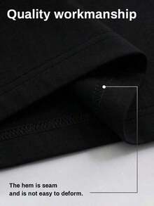 Plus Size Beautiful Disaster Bull Skull Roses Western Cowboy Vintage Print Round Neck Short Sleeve T-Shirt, 220g 100% Cotton T-Shirt, Summer Clothes, Women's Tops, Casual And Comfortable, Fashionable T-Shirt, Unisex Style - 黑色 - 查看 5