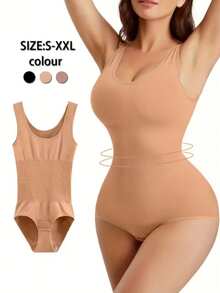 Bộ 3 món áo định hình liền thân không đường may, kiểm soát vùng bụng, nâng mông, thắt eo, thanh lịch mùa hè. - Nhiều màu - Xem 8