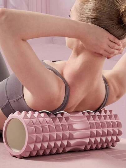 1 con lăn yoga bằng xốp, dụng cụ massage chân Yoga Pilates, dụng cụ massage chống trượt, cột yoga bóng massage mô sâu, con lăn massage cơ lưng, giảm đau nhức cơ bắp, con lăn xốp mật độ cao, nhỏ gọn, thích hợp cho thư giãn cơ bắp, tập yoga và thể dục trong nhà, tạo hình và massage chân, món quà lý tưởng cho người đam mê thể dục.