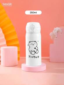 1 bình nước bằng thép không gỉ, di động, giữ nhiệt, dùng được cho cả nam và nữ, quà tặng tựu trường. - Nhiều màu - Xem 17