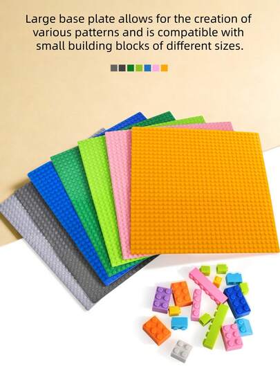 Tấm đế xếp hình unisex, tương thích với hầu hết các thương hiệu xếp hình hạt nhỏ kích thước 16*32 và 32*32, chất liệu ABS, mang đến trải nghiệm chơi phong phú, nhiều kiểu dáng và màu sắc để bạn lựa chọn, chắc chắn sẽ có một màu bạn thích. Đây là món quà sinh nhật hoàn hảo.