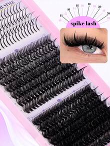 712/670 Stück Falsche Wimpern Set, spitze Spitze + Basis + D-Curl gemischte Hochkapazität Einzelwimpern, 5-18mm gemischte Länge natürliche weiche Falsche Wimpern, langanhaltend persönliches Wimpern-Set mit Doppel-Wimpernkleber, Versiegelung, Pinzette und Bürste, geeignet für tägliches Make-up, Cosplay, Dates, Ausflüge, Reisen, Fotografie, Hochzeiten und Festivals - Verschiedenfarbig - Übersicht 8