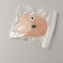 3D硅胶眼部模型，适用于睫毛嫁接、眉妆和眼妆练习，可重复使用的眼部艺术学习工具，眉毛纹身和眼部艺术展示架 - 彩色 - 查看 5