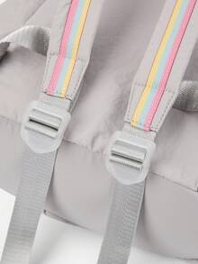 Balabala 2026 My Little Pony Girls' Backpack, Cute & Sweet Design, Lightweight & Comfortable, Adjustable Straps, Suitable For School And Outdoor Use - Gray Tone - View 6