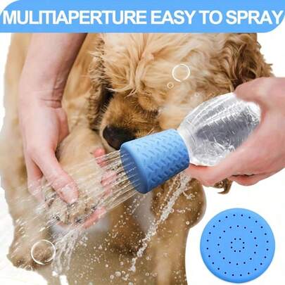 Innovative Silicone Pet Shower Head, Portable Pet Grooming Nozzle, Multi-Functional Dog Bathing And Outdoor Drinking Water Accessories. Silicone Shower Head, Dog Shower Nozzle, Outdoor Pet Cleaning Products.