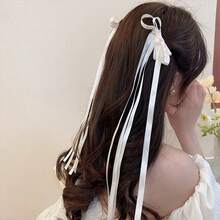 2 chiếc kẹp tóc nơ ruy băng, phụ kiện tóc nơ ruy băng dễ thương kiểu cổ tích, dây buộc tóc nơ, trang trí tóc cho bé gái, mùa hè, kỳ nghỉ, du lịch. - Nhiều màu - Xem 2