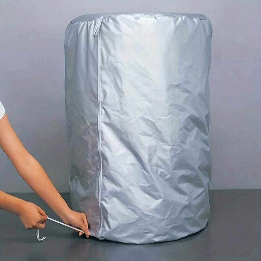 Funda Externa para Neumáticos - Impermeable, Resistente a los Rayos y Antiincrustante, Bolsa de Almacenamiento de Piezas de Automóvil de Poliéster, Gruesa y Antienvejecimiento - Plata - Ver 1