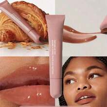 New Lip Balm Long-Lasting Lip Gloss Caramel Vanilla Grey Tube Cinnamon Roll Liquid Lipstick Toast Espresso Raspberry - Honey - 查看 3