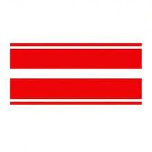 Universal Racing Stripes For Cars, Racing Stripes, Car Hood Decal Sticker, Parallel Line Vinyl Racing Stripes Suitable For Hoods, Fenders, Roofs, Sides And Trunks, Car Stripe Decals - Multicolor - View 12