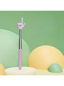 6pcs Kids Teaching Conducting Telescopic Stainless Steel Pointer, Dual-Finger Pointing Stick, Reading Learning Pointer, Suitable For Home Or Classroom Use, School Supplies, Office Supplies, Back To School - A - View 14