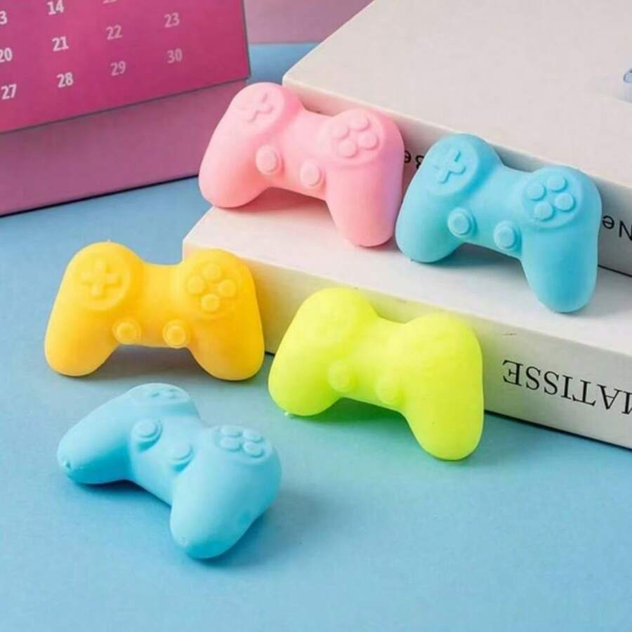 1个2026创意游戏手柄指尖玩具 - 缓解手指压力。可重复玩耍，柔软慢回弹，生日/节日/完美礼物 - 彩色 - 查看 1
