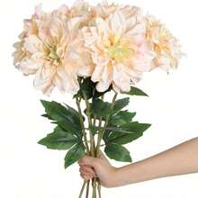 1 Dalia artificial, decoración del hogar, adecuada para fiestas, vacaciones, regalos, decoración del hogar, decoración de cocina, Día de San Valentín, ramo de novia, decoración de habitación, ramo de flores, flores artificiales, regalos para mujeres, flores falsas, planta falsa, decoración de sala de estar - Multicolor - Ver 8