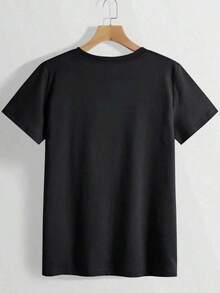 Summer Tops For Women - Rhude - Premium - Brand - Tribute Men's T-Shirt, Casual, Soft Short-Sleeved T-Shirt Made Of Pure Cotton 220 G/M² Cotton T-Shirt - 黑色 - 查看 2