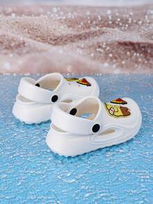 1 Pair Girls Spring/Summer Casual Cute Match Bear Indoor/Outdoor Versatile Clogs - White - View 6