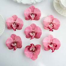 30 bông lan Phalaenopsis nhân tạo màu hồng nhạt tinh tế, kết cấu mịn, chi tiết cánh hoa sống động như thật, thích hợp để trang trí đám cưới, cắm hoa trên bàn, trang trí phòng khách, trang trí phòng ngủ, làm quà tặng, quà Ngày của Mẹ, quà Ngày Valentine. - Màu Hồng Tươi - Xem 2