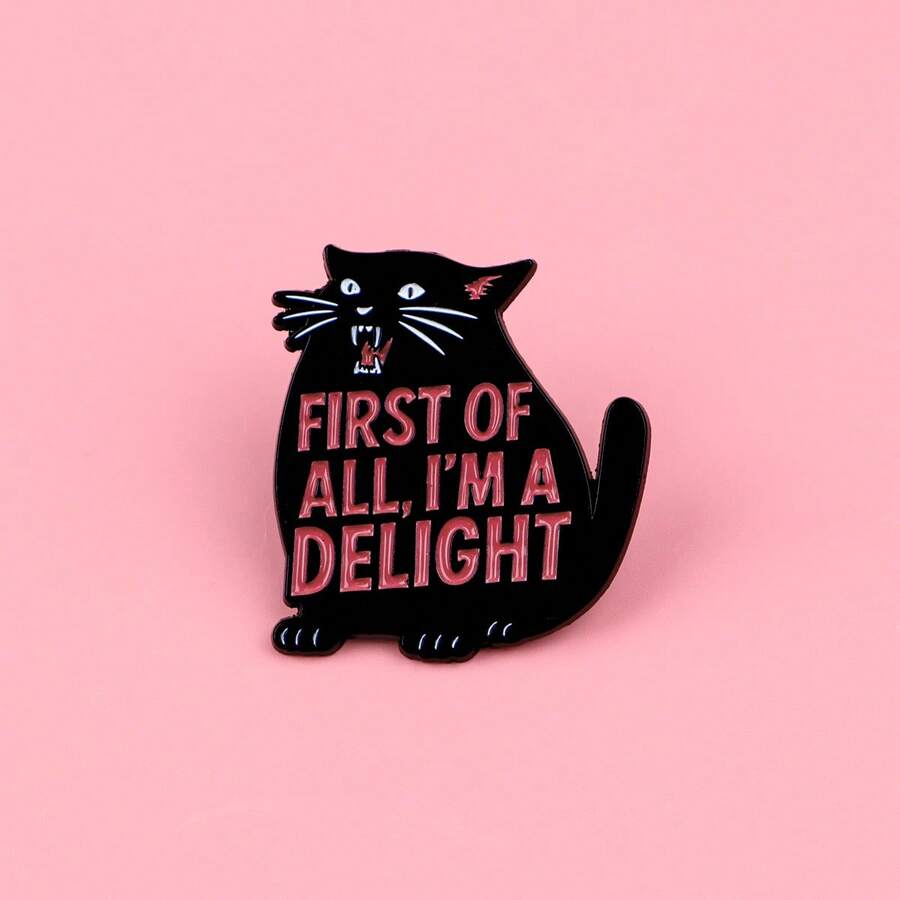 Pins e broches de esmalte para lapela, distintivos para mochilas e bolsas, decoração estilosa para presentear amigos.